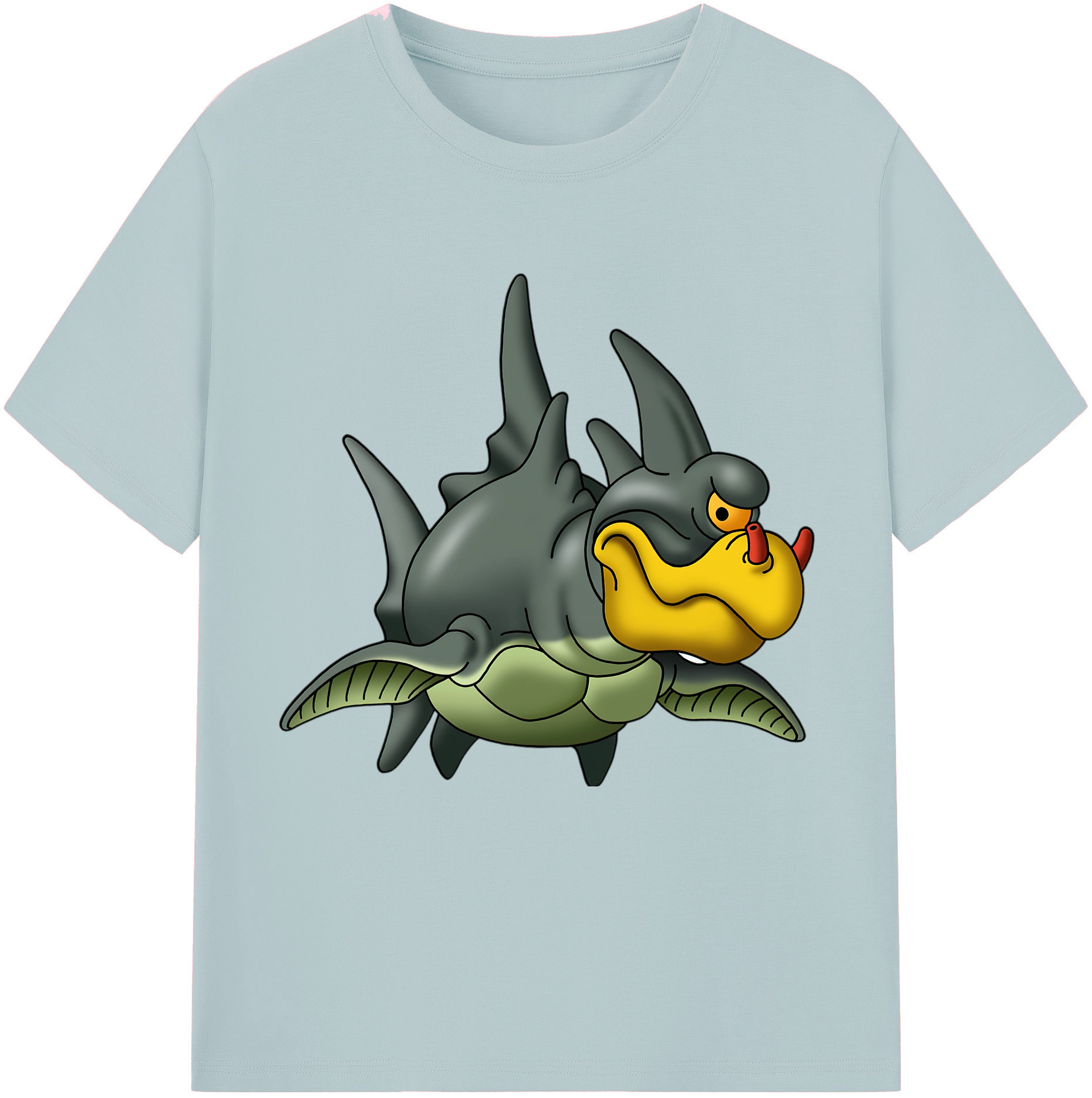 （画像用） ドラゴンクエスト Doragon Kuesuto Dragon Quest 綿100％半袖Tシャツ（フロントプリント）